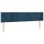 Tăblie pat cu aripioare albastru închis 203x16x78/88 cm catifea GartenMobel Dekor