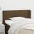 Tăblie de pat cu aripioare maro închis 83x16x78/88 cm textil GartenMobel Dekor