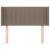 Tăblie de pat cu aripioare gri taupe 83x16x78/88 cm textil GartenMobel Dekor