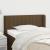 Tăblie de pat cu aripioare maro închis 93x16x78/88 cm textil GartenMobel Dekor