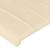 Tăblie de pat cu aripioare crem 93x16x78/88 cm textil GartenMobel Dekor