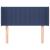 Tăblie de pat cu aripioare albastru 103x16x78/88 cm textil GartenMobel Dekor