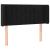 Tăblie de pat cu aripioare negru 83x16x78/88 cm catifea GartenMobel Dekor