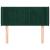 Tăblie pat cu aripioare verde închis 83x16x78/88 cm catifea GartenMobel Dekor
