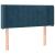 Tăblie pat cu aripioare albastru închis 83x16x78/88 cm catifea GartenMobel Dekor