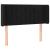 Tăblie de pat cu aripioare negru 93x16x78/88 cm catifea GartenMobel Dekor