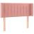 Tăblie de pat cu aripioare roz 93x16x78/88 cm catifea GartenMobel Dekor