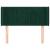Tăblie de pat cu aripioare verde închis 103x16x78/88 cm catifea GartenMobel Dekor