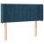 Tăblie pat cu aripioare albastru închis 103x16x78/88 cm catifea GartenMobel Dekor