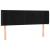 Tăblie de pat cu aripioare negru 147x16x78/88 cm catifea GartenMobel Dekor