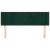 Tăblie de pat cu aripioare verde închis 147x16x78/88 cm catifea GartenMobel Dekor