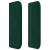 Tăblie de pat cu aripioare verde închis 147x16x78/88 cm catifea GartenMobel Dekor