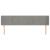 Tăblie de pat cu aripioare gri deschis 163x16x78/88 cm catifea GartenMobel Dekor