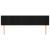 Tăblie de pat cu aripioare negru 163x16x78/88 cm catifea GartenMobel Dekor