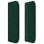 Tăblie de pat cu aripioare verde închis 163x16x78/88 cm catifea GartenMobel Dekor