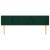 Tăblie de pat cu aripioare verde închis 163x16x78/88 cm catifea GartenMobel Dekor