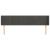 Tăblie de pat cu aripioare gri închis 183x16x78/88 cm catifea GartenMobel Dekor