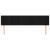 Tăblie de pat cu aripioare negru 183x16x78/88 cm catifea GartenMobel Dekor