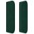 Tăblie de pat cu aripioare verde închis 183x16x78/88 cm catifea GartenMobel Dekor