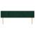 Tăblie de pat cu aripioare verde închis 183x16x78/88 cm catifea GartenMobel Dekor