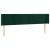Tăblie de pat cu aripioare verde închis 183x16x78/88 cm catifea GartenMobel Dekor