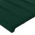 Tăblie de pat cu aripioare verde închis 183x16x78/88 cm catifea GartenMobel Dekor