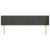 Tăblie de pat cu aripioare gri închis 203x16x78/88 cm catifea GartenMobel Dekor