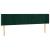 Tăblie de pat cu aripioare verde închis 203x16x78/88 cm catifea GartenMobel Dekor