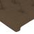 Tăblie de pat cu aripioare maro închis 93x16x78/88 cm textil GartenMobel Dekor