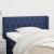 Tăblie de pat cu aripioare albastru 93x16x78/88 cm textil GartenMobel Dekor