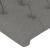 Tăblie de pat cu aripioare gri închis 103x16x78/88 cm textil GartenMobel Dekor