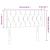 Tăblie de pat cu aripioare negru 103x16x78/88 cm textil GartenMobel Dekor