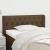 Tăblie de pat cu aripioare maro închis 103x16x78/88 cm textil GartenMobel Dekor
