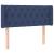 Tăblie de pat cu aripioare albastru 103x16x78/88 cm textil GartenMobel Dekor
