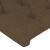 Tăblie de pat cu aripioare maro închis183x16x78/88 cm textil GartenMobel Dekor