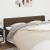 Tăblie de pat cu aripioare maro închis183x16x78/88 cm textil GartenMobel Dekor
