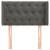 Tăblie de pat cu aripioare gri închis 83x16x78/88 cm catifea GartenMobel Dekor