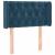 Tăblie pat cu aripioare albastru închis 83x16x78/88 cm catifea GartenMobel Dekor