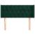 Tăblie de pat cu aripioare verde închis 103x16x78/88 cm catifea GartenMobel Dekor