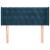 Tăblie pat cu aripioare albastru închis 103x16x78/88 cm catifea GartenMobel Dekor