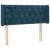 Tăblie pat cu aripioare albastru închis 103x16x78/88 cm catifea GartenMobel Dekor
