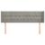 Tăblie de pat cu aripioare gri deschis 147x16x78/88 cm catifea GartenMobel Dekor
