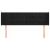 Tăblie de pat cu aripioare negru 163x16x78/88 cm catifea GartenMobel Dekor