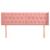 Tăblie de pat cu aripioare roz 163x16x78/88 cm catifea GartenMobel Dekor