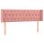 Tăblie de pat cu aripioare roz 163x16x78/88 cm catifea GartenMobel Dekor
