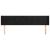Tăblie de pat cu aripioare negru 183x16x78/88 cm catifea GartenMobel Dekor