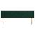 Tăblie de pat cu aripioare verde închis 183x16x78/88 cm catifea GartenMobel Dekor