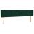 Tăblie de pat cu aripioare verde închis 183x16x78/88 cm catifea GartenMobel Dekor