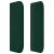 Tăblie de pat cu aripioare verde închis 183x16x78/88 cm catifea GartenMobel Dekor