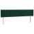 Tăblie de pat cu aripioare verde închis 203x16x78/88 cm catifea GartenMobel Dekor